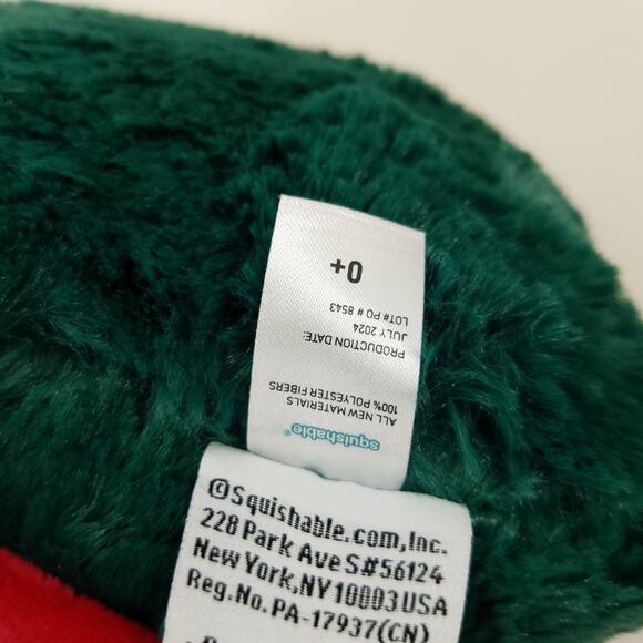 Squishable Mini Festive Reaper Plush Santa Hat Cape Candy Cane Stuffed Toy - Picture 11 of 12